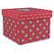 School Mascot Gift Boxes with Lid - Canvas Wrapped - X-Large - Front/Main