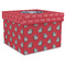 School Mascot Gift Boxes with Lid - Canvas Wrapped - XX-Large - Front/Main
