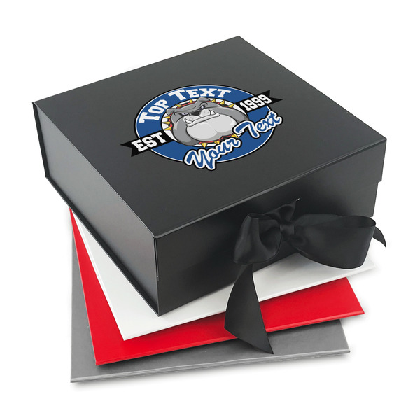 Custom School Mascot Gift Box with Magnetic Lid (Personalized)