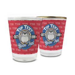 School Mascot Glass Shot Glass - 1.5 oz (Personalized)
