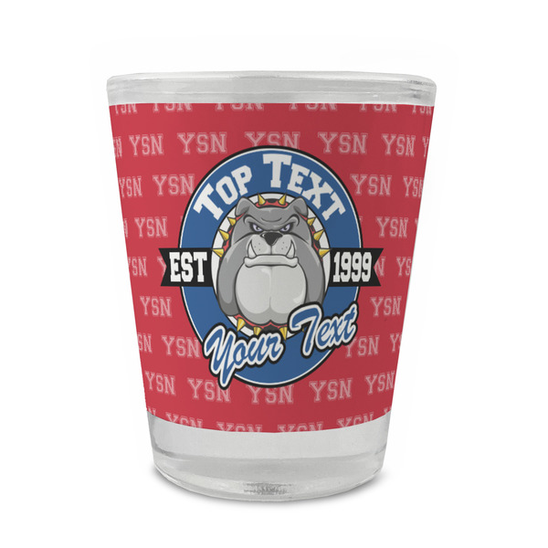 School Mascot Glass Shot Glass - Standard - FRONT