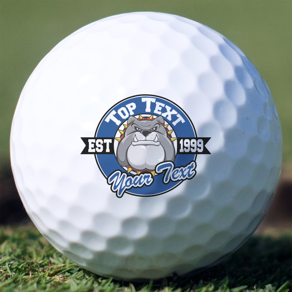 Custom School Mascot Golf Balls - Titleist Pro V1 - Set of 12 (Personalized)