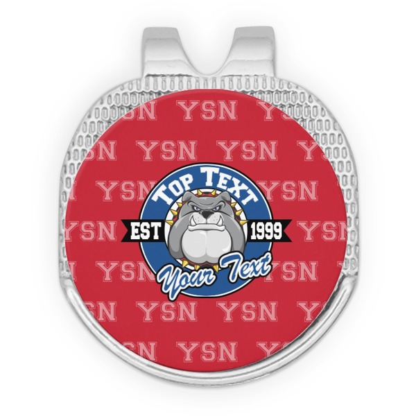 School Mascot Golf Ball Hat Marker Hat Clip