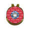 School Mascot Golf Ball Marker - Hat Clip - Gold