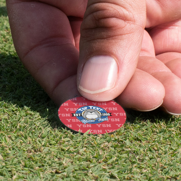 School Mascot Golf Ball Marker - Hand