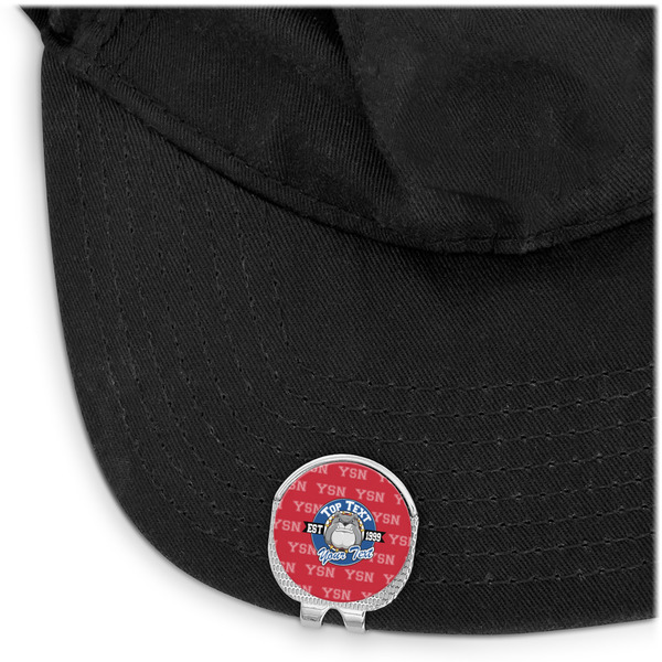 School Mascot Golf Ball Marker Hat Clip - Main