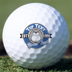 School Mascot Golf Balls - Non-Branded - Set of 3 (Personalized)