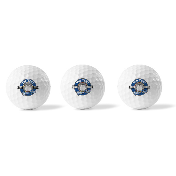 School Mascot Golf Balls - Generic - Set of 3 - APPROVAL
