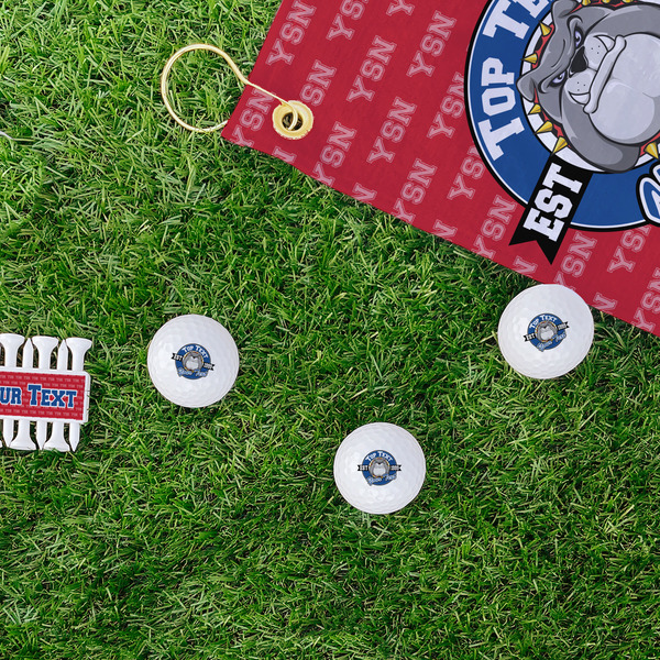 School Mascot Golf Balls - Generic - Set of 3 - LIFESTYLE