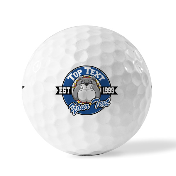 School Mascot Golf Balls - Titleist - Set of 12 - FRONT