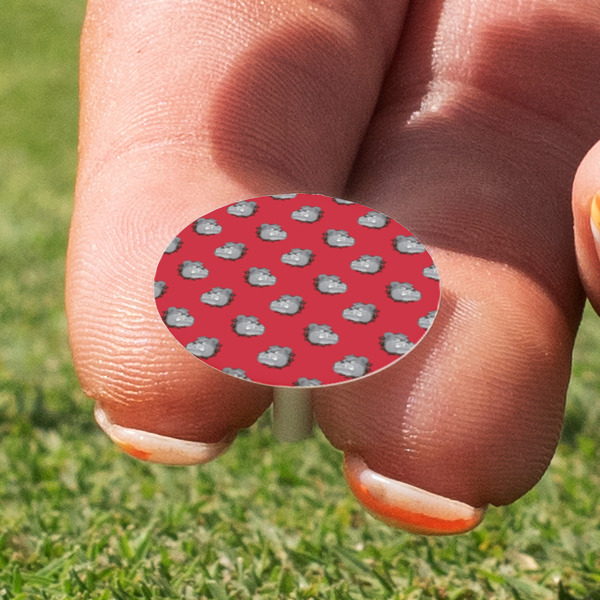 School Mascot Golf Tees & Ball Markers Set - Marker