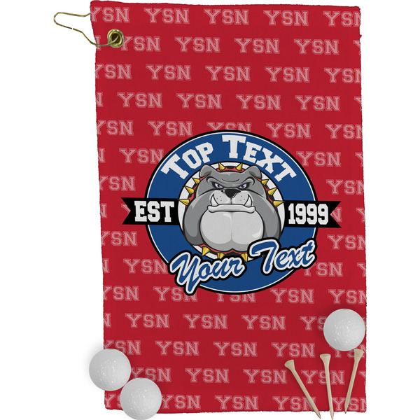 School Mascot Golf Towel (Personalized)