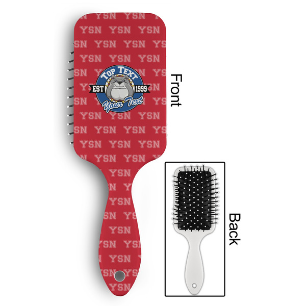 School Mascot Hair Brush - Approval