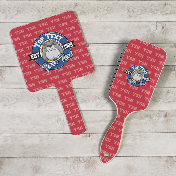 School Mascot Hand Mirrors - In Context