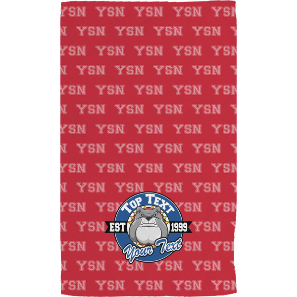 School Mascot Hand Towel (Personalized) Full