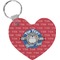 School Mascot Heart Keychain (Personalized)