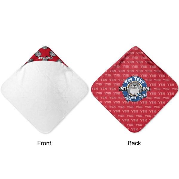 School Mascot Hooded Baby Towel- Approval