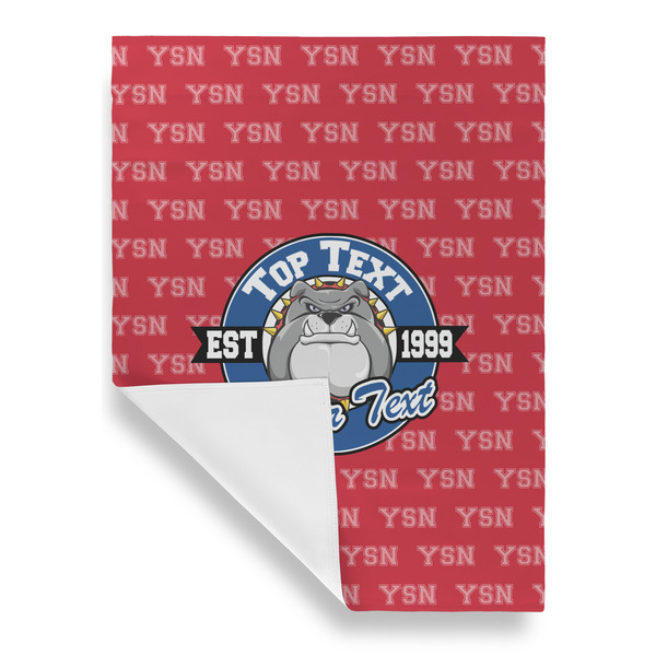 School Mascot House Flags - Single Sided - FRONT FOLDED