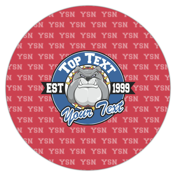 School Mascot Icing Circle - Medium - Single