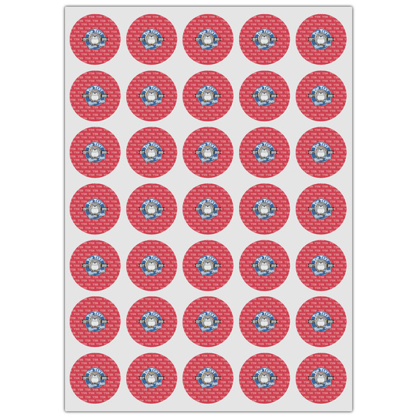 School Mascot Icing Circle - XSmall - Set of 35