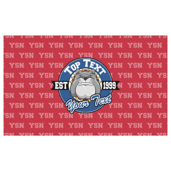 School Mascot Indoor / Outdoor Rug - 3'x5' - Front Flat