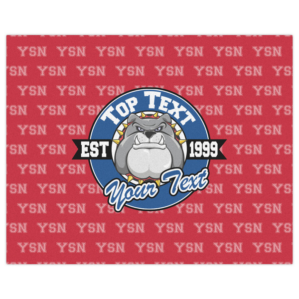 School Mascot Indoor / Outdoor Rug - 8'x10' - Front Flat