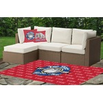 School Mascot Indoor / Outdoor Rug - Custom Size w/ Name or Text