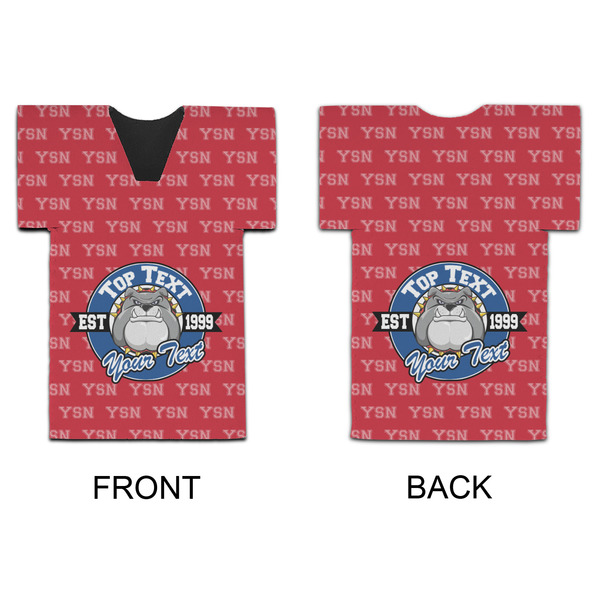 School Mascot Jersey Bottle Cooler - APPROVAL