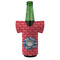 School Mascot Jersey Bottle Cooler - FRONT (on bottle)