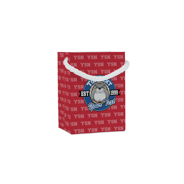 Custom School Mascot Jewelry Gift Bags - Gloss (Personalized)