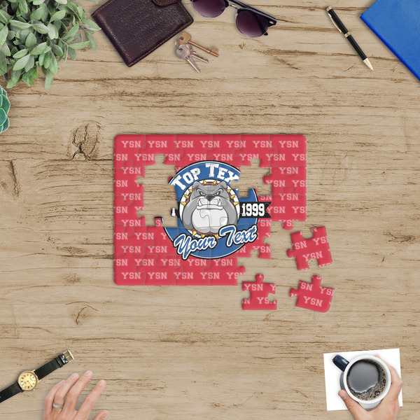 School Mascot Jigsaw Puzzle 30 Piece - In Context