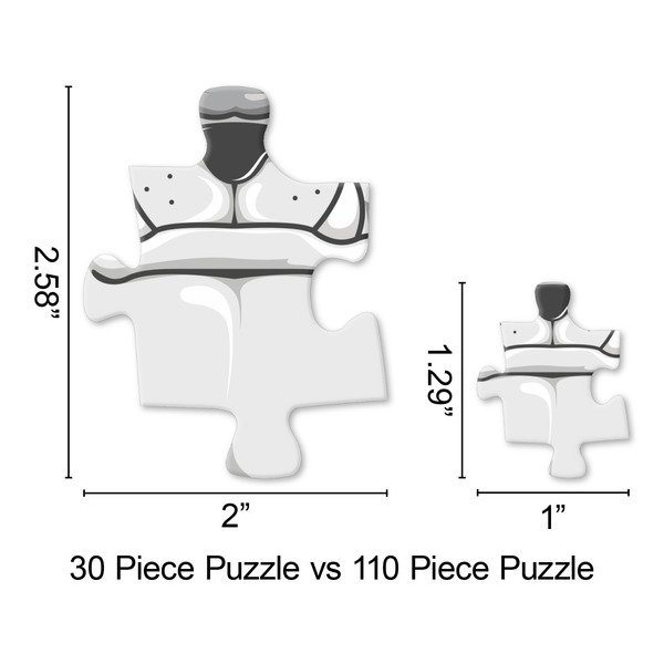 School Mascot Jigsaw Puzzle - Piece Comparison
