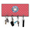 School Mascot Key Hanger w/ 4 Hooks & Keys
