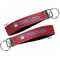 School Mascot Key-chain - Metal and Nylon - Front and Back