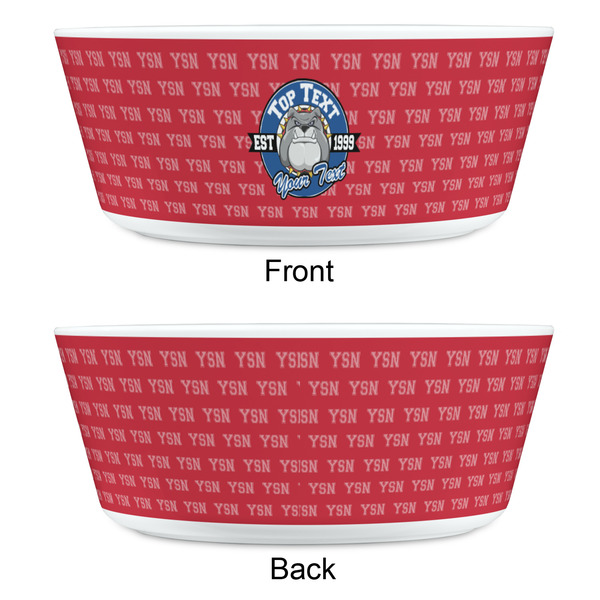 School Mascot Kids Bowls - APPROVAL