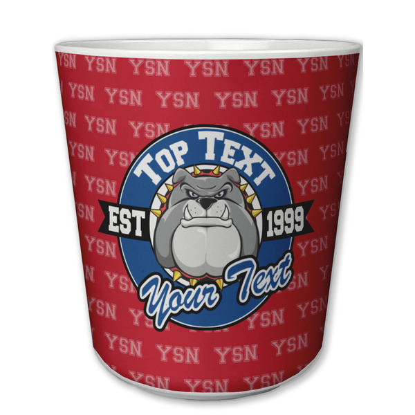 Custom School Mascot Plastic Tumbler 6oz (Personalized)