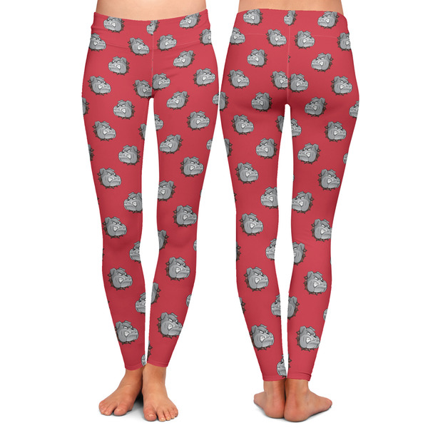 School Mascot Ladies Leggings - Front and Back