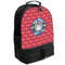 School Mascot Large Backpack - Black - Angled View