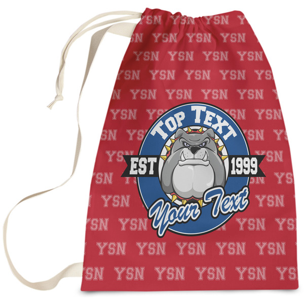 Custom School Mascot Laundry Bag (Personalized)