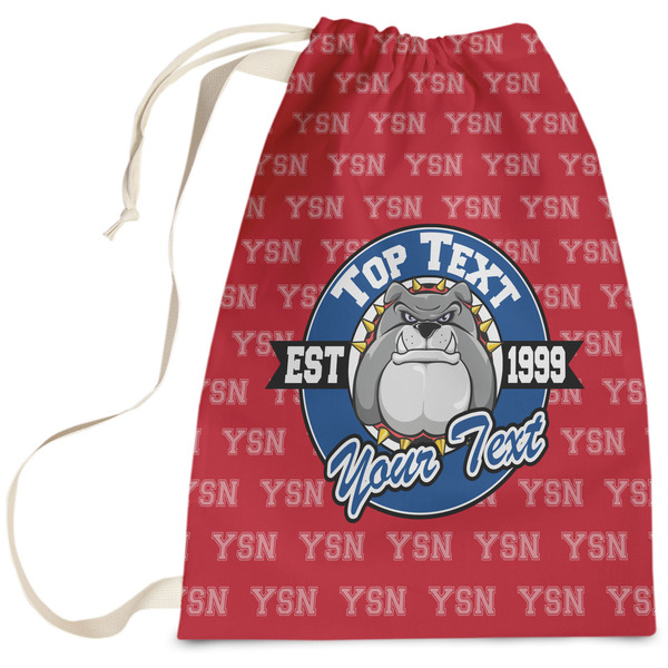 Custom School Mascot Laundry Bag - Large (Personalized)