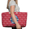 School Mascot Large Rope Tote Bag - In Context View