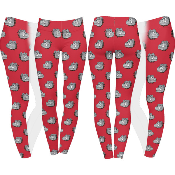 School Mascot Leggings Turn Around - Apvl
