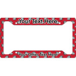 School Mascot License Plate Frame - Style A (Personalized)