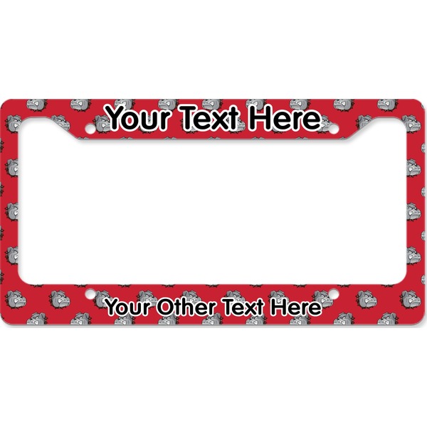 Custom School Mascot License Plate Frame - Style B (Personalized)