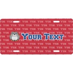 School Mascot Front License Plate (Personalized)