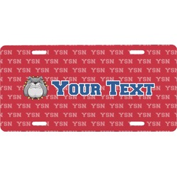 School Mascot Front License Plate (Personalized)