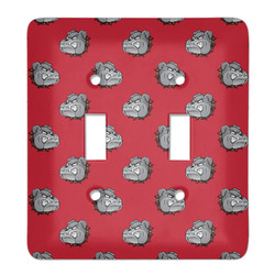 School Mascot Light Switch Cover (2 Toggle Plate)