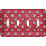 School Mascot Light Switch Cover (4 Toggle Plate)