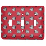 School Mascot Light Switch Cover (3 Toggle Plate)