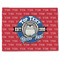 School Mascot Single-Sided Linen Placemat - Single w/ Name or Text
